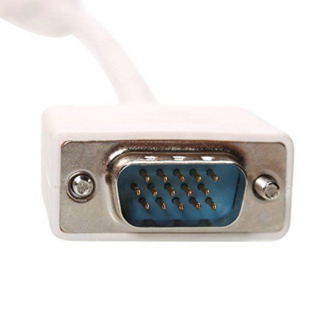 Generic VGA Cable Male to Male 1.5 Yards Supports PC, Monitor, TV, LCD_LED, Plasma, Projector, TFT (White) - Image 2