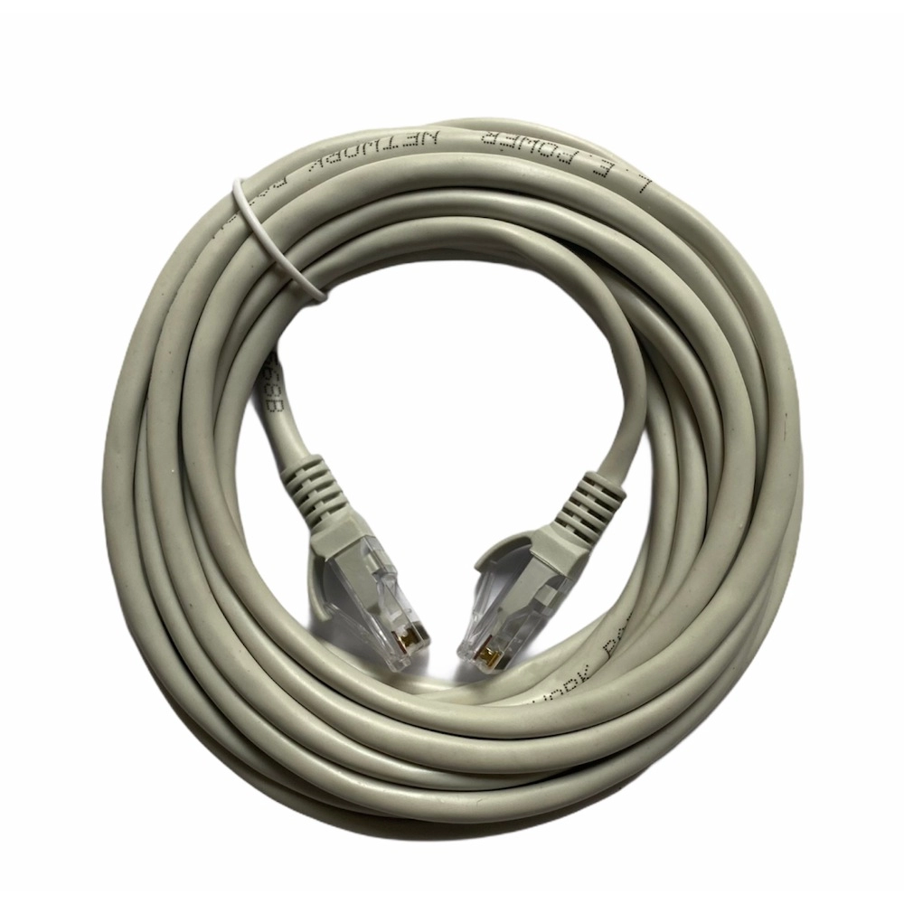 Generic Ethernet Patch Cord CAT5E, RJ45 LAN Cable 5 Yards (White) Ethernet Patch Cord CAT5E, RJ45 LAN Cable 5 Yards (White)