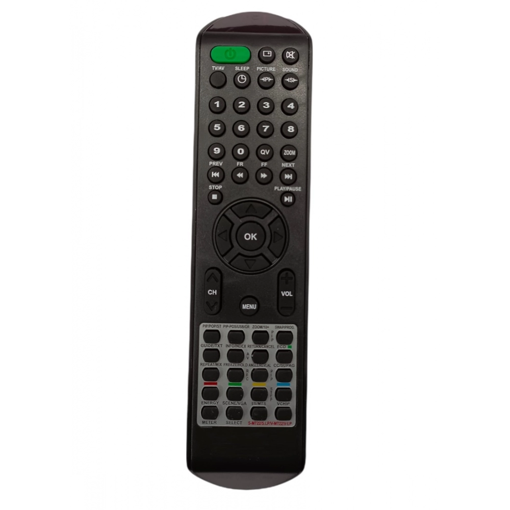 Generic LCD_LED Remote No. SMT 22, Compatible With SANSUI LCD_LED TV Remote Control_Old Remote Functions Must Be Exactly Same (Color:Multi) LCD_LED Remote No. SMT 22, Compatible With SANSUI LCD_LED TV Remote Control_Old Remote Functions Must Be Exactly Same (Color:Multi)