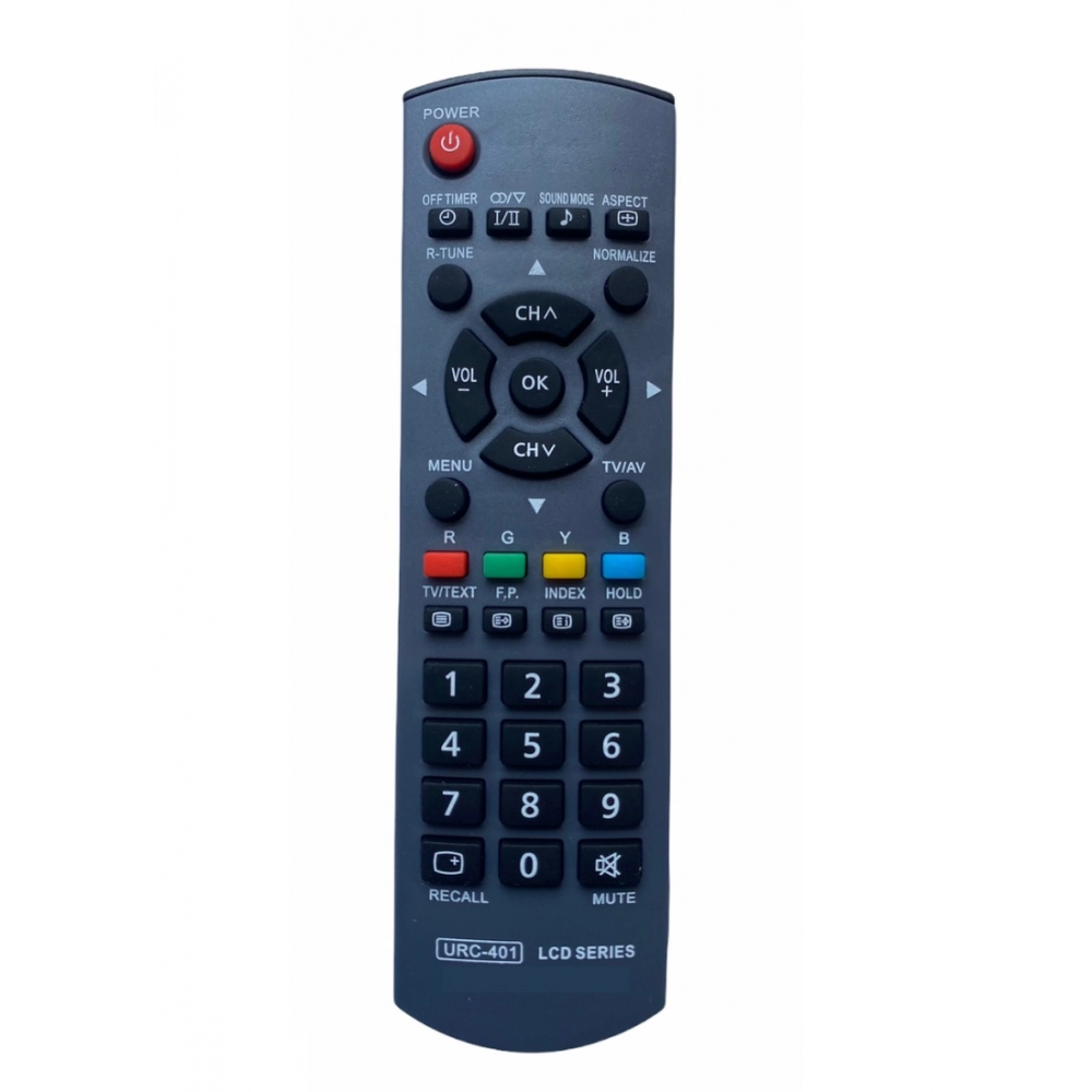 Generic LCD_LED Remote No. URC 401, Compatible With PANASONIC LCD_LED TV Remote Control _Old Remote Functions Must Be Exactly Same (Color:Multi) LCD_LED Remote No. URC 401, Compatible With PANASONIC LCD_LED TV Remote Control _Old Remote Functions Must Be Exactly Same (Color:Multi)
