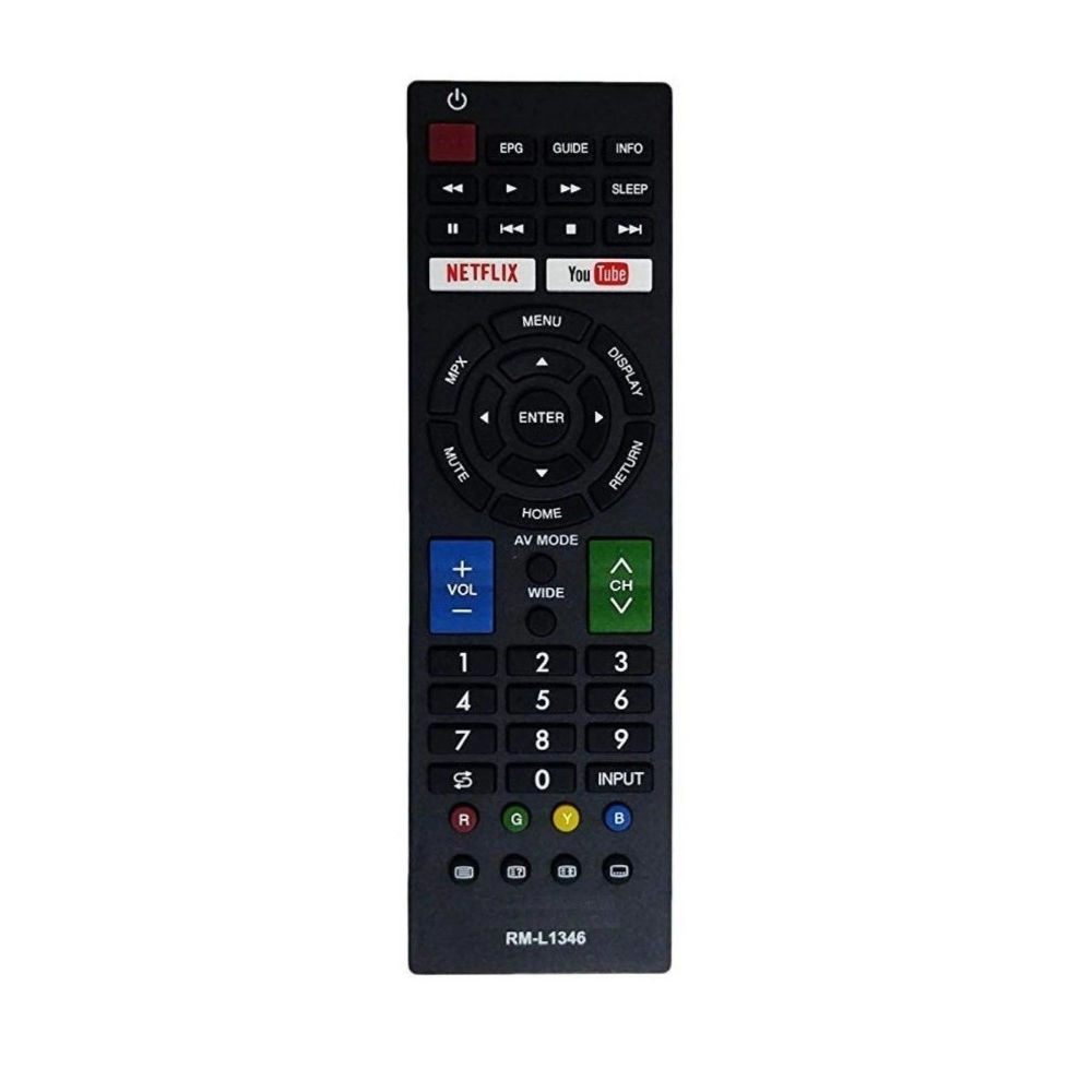Generic Remote with Netflix and YouTube Function (No Voice), Compatible with Sharp Smart TV LCD/LED Remote Control (Exactly Same Remote will Only Work) Remote with Netflix and YouTube Function (No Voice), Compatible with Sharp Smart TV LCD/LED Remote Control (Exactly Same Remote will Only Work)