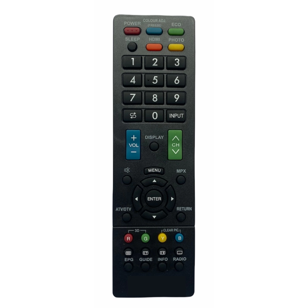 Generic LCD/LED Remote, Compatible with Sharp LCD/LED TV Remote Control (Exactly Same Remote will Only Work) LCD/LED Remote, Compatible with Sharp LCD/LED TV Remote Control (Exactly Same Remote will Only Work)