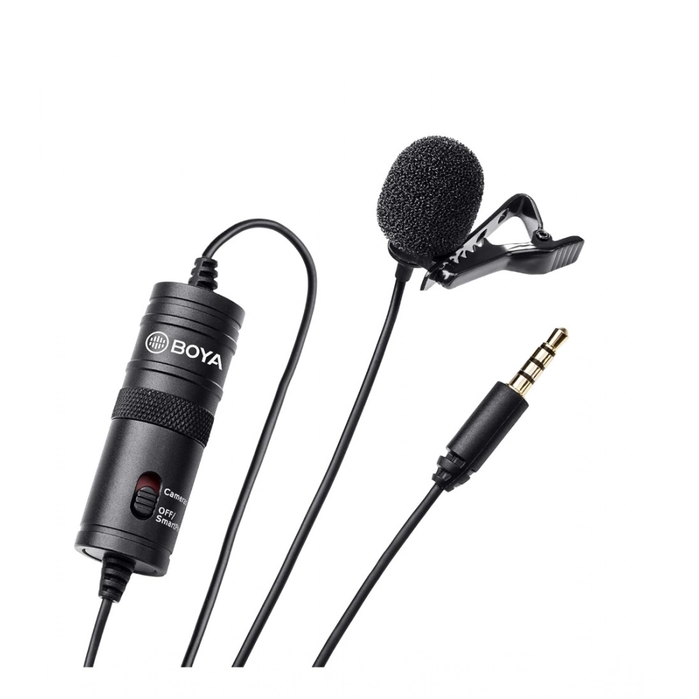 Generic Plastic BOYA BY-M1 Lavalier Condenser Microphone