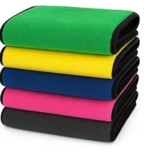 Pack of 3 Microfiber Car Cleaning Towel (Multicolor)