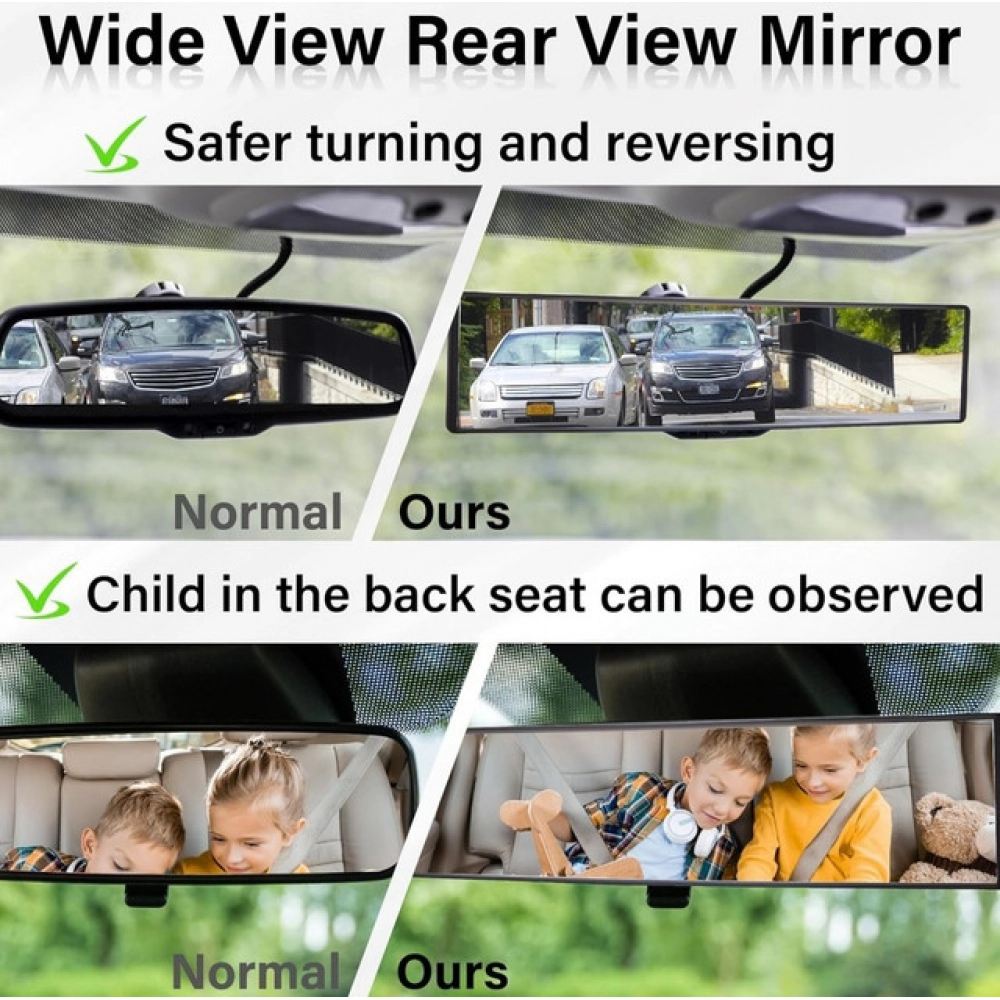 Generic Rear View Mirror (Black) Rear View Mirror (Black) - Image 5