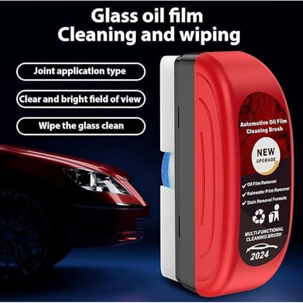 Generic Pack of 3 Automotive Oil Film Cleaning Brush (Red-Black) - Image 4
