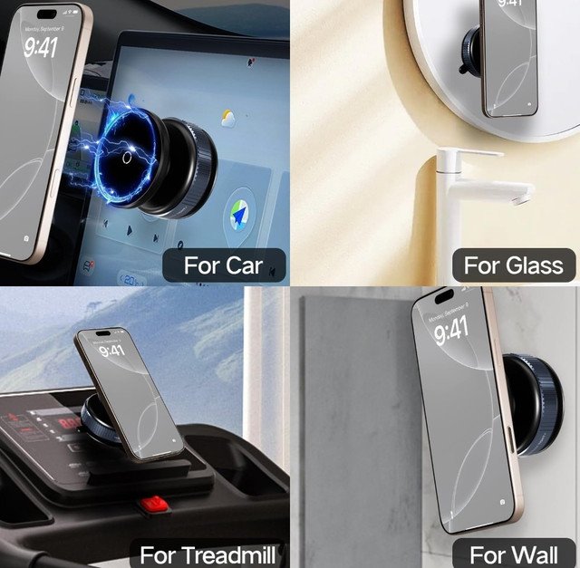 K009 Magnetic Phone Holder (Black) K009 Magnetic Phone Holder (Black) - Image 5