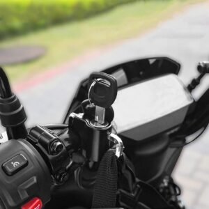 Motorcycle Helmet Lock (Black)