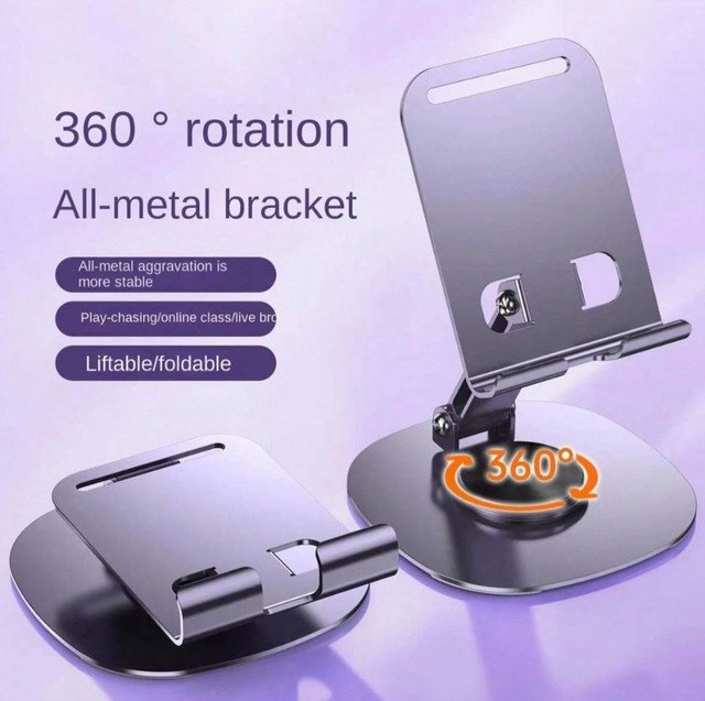 Foldable Mobile Stand (Grey) Foldable Mobile Stand (Grey) - Image 3