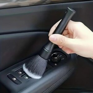 Plastic Long Handle Car Cleaning Brush (Black)