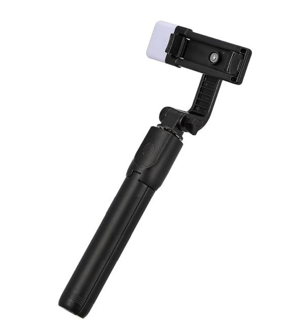 Plastic -Stainless Steel Selfie Stick (Black) Plastic -Stainless Steel Selfie Stick (Black) - Image 2